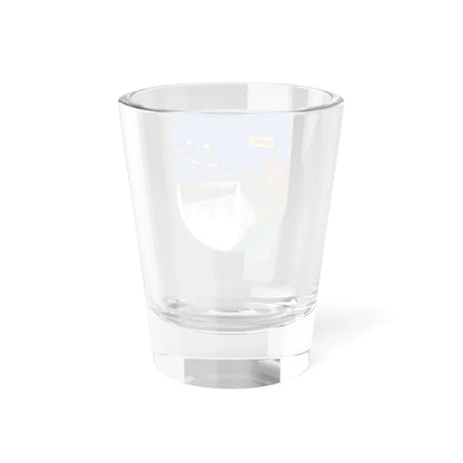 Primer escudo de Santa Marta (Colombia) (Coat of Arms) Shot Glass 1.5oz - Go Mug Yourself