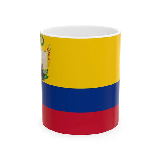 Primera bandera de la Gran Colombia (Colombia) White Coffee Mug 11oz - Go Mug Yourself