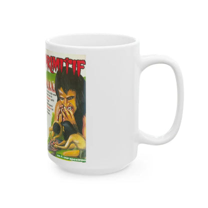 PRIMITIF (VHS COVER) - White Coffee Mug-Go Mug Yourself