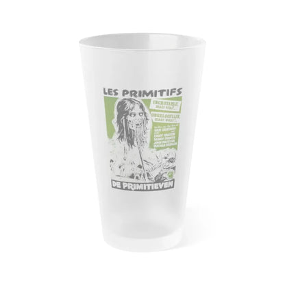 PRIMITIVES (BELGIAN) 1978 Movie Poster - Frosted Pint Glass 16oz 16oz Frosted - Go Mug Yourself