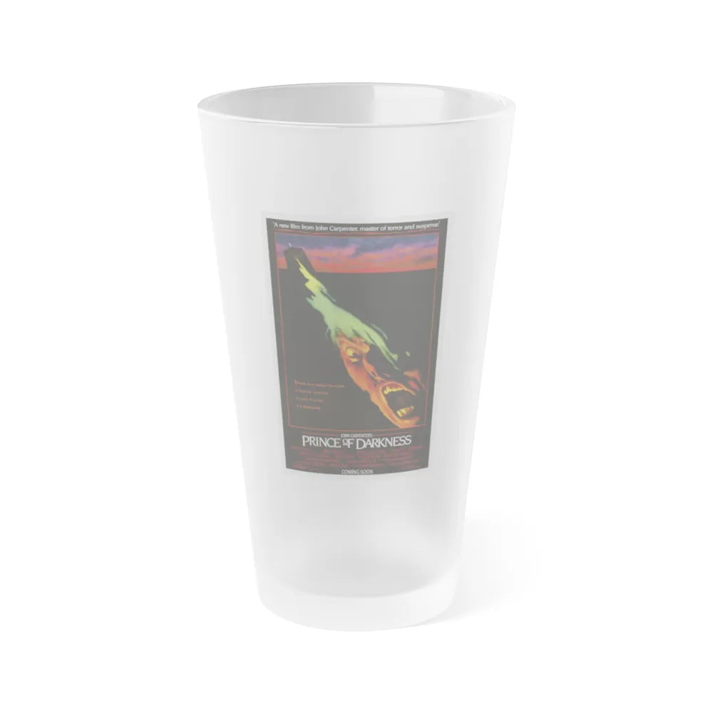 PRINCE OF DARKNESS 1987 Movie Poster - Frosted Pint Glass 16oz-16oz-Frosted-Go Mug Yourself