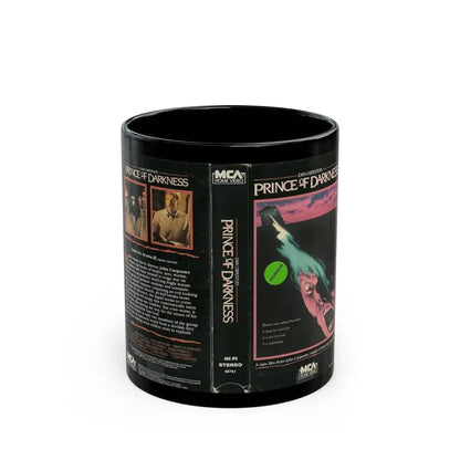 PRINCE OF DARKNESS JOHN CARPENTER (VHS COVER) - Black Coffee Mug 11oz - Go Mug Yourself