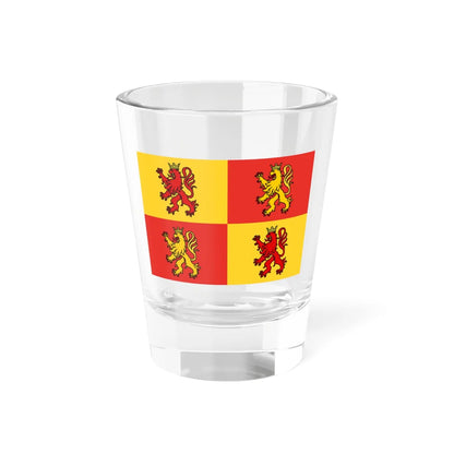 Prince Owain Glyndwrs Banner with Crown with tilt 01 (United Kingdom) Shot Glass 1.5oz 1.5oz - Go Mug Yourself