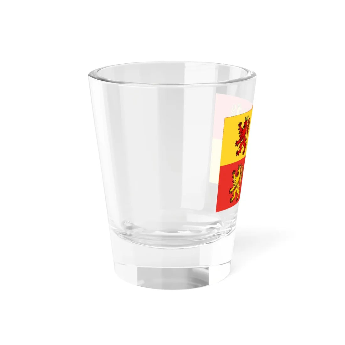 Prince Owain Glyndwrs Banner with Crown without tilt (United Kingdom) Shot Glass 1.5oz - Go Mug Yourself