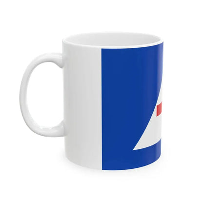 Princely Flag of the Principality of Samos 1834-1912 (Greece) White Coffee Mug - Go Mug Yourself