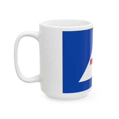 Princely Flag of the Principality of Samos 1834-1912 (Greece) White Coffee Mug - Go Mug Yourself