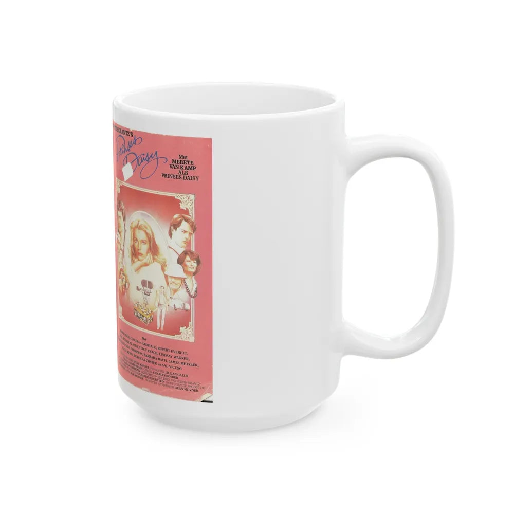 PRINCESS DAISY (VHS COVER) - White Coffee Mug-Go Mug Yourself