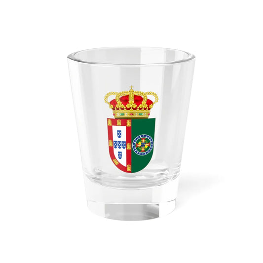 Princess Maria Francisca de Orléans-Braganza Duchess of Braganza (Portugal) (Coat of Arms) Shot Glass 1.5oz 1.5oz - Go Mug Yourself