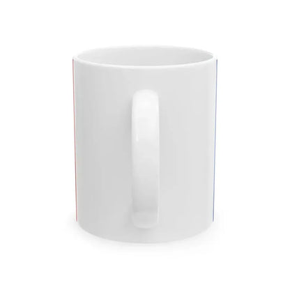 Princial flag of United Principalities of Romania Ruginoasa model (Oman) White Coffee Mug - Go Mug Yourself