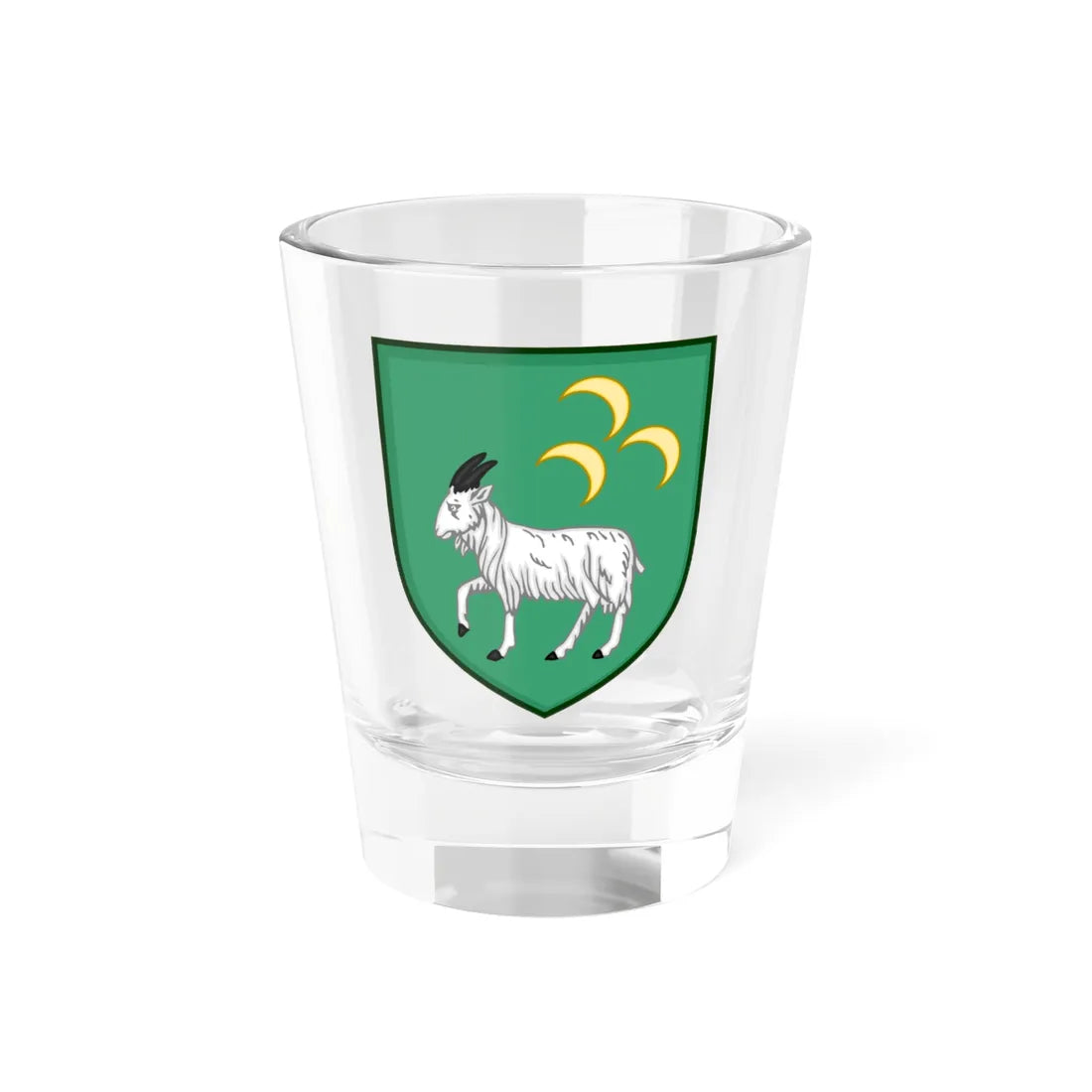 Principality of Abkhazia coat of arms (Georgia) (Coat of Arms) Shot Glass 1.5oz 1.5oz - Go Mug Yourself