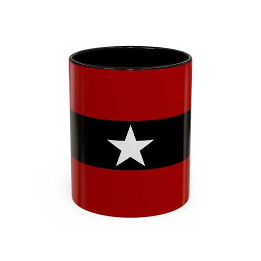 Principality of Albania Civil ensign 1914 to 1925 - Accent Coffee Mug 11oz Black - Go Mug Yourself