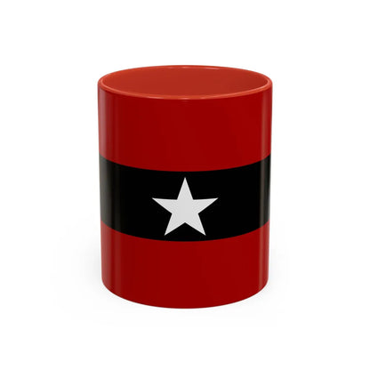 Principality of Albania Civil ensign 1914 to 1925 - Accent Coffee Mug 11oz Red - Go Mug Yourself