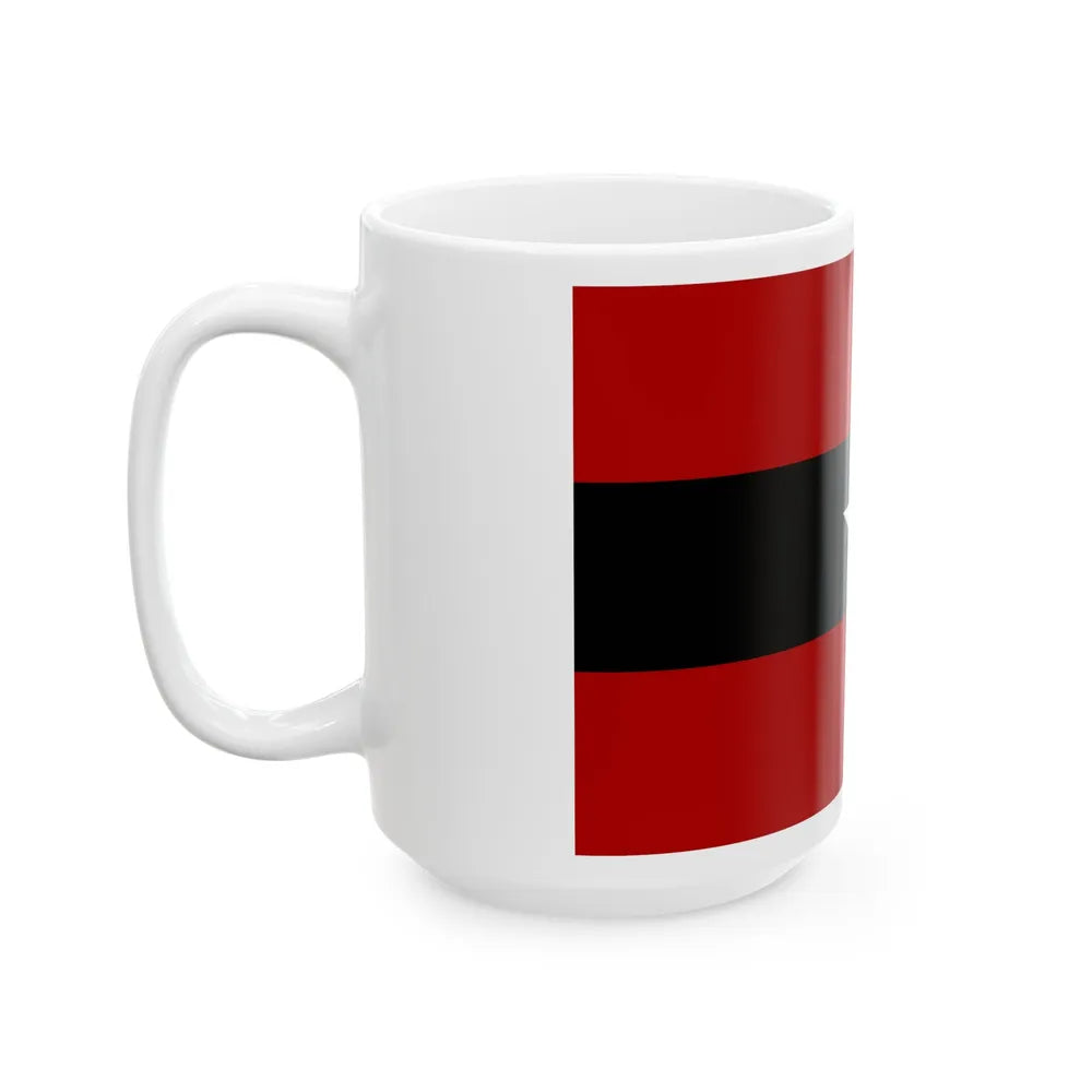 Principality of Albania Civil ensign 1914 to 1925 - White Coffee Mug-Go Mug Yourself