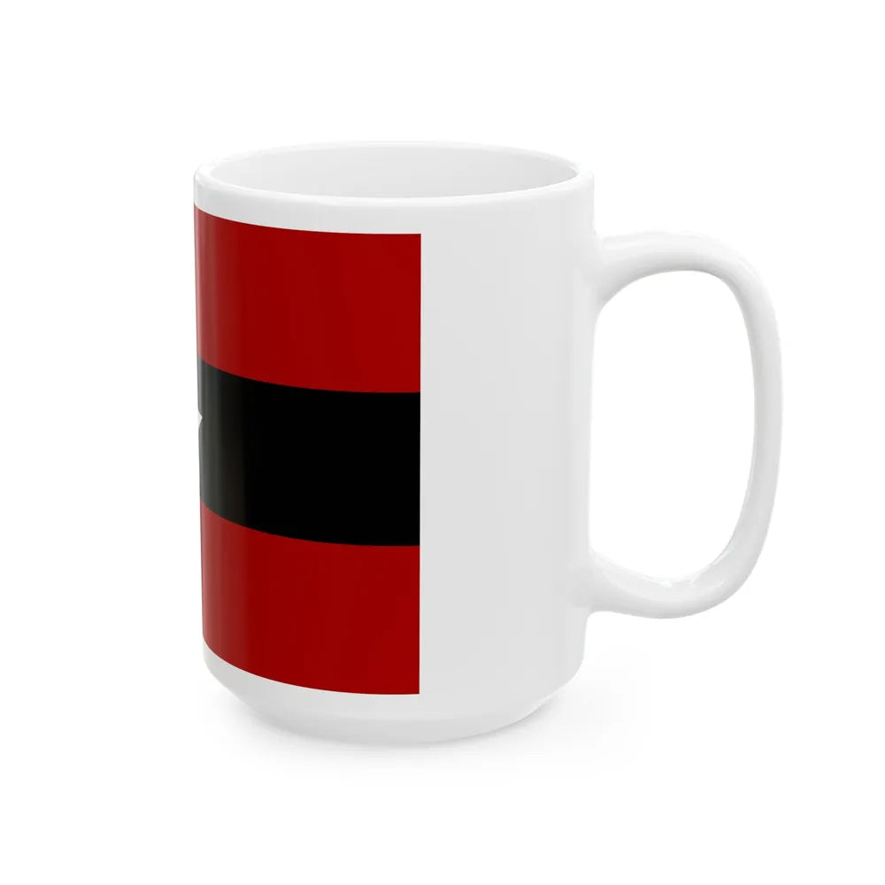 Principality of Albania Civil ensign 1914 to 1925 - White Coffee Mug-Go Mug Yourself