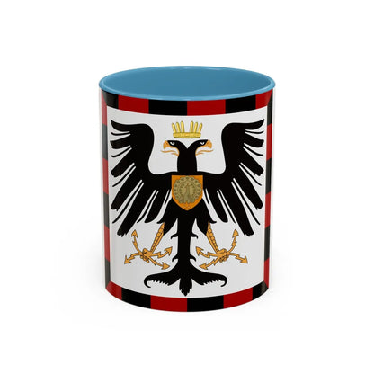 Principality of Albania Crown Prince's standard House of Wied - Accent Coffee Mug 11oz Light Blue - Go Mug Yourself