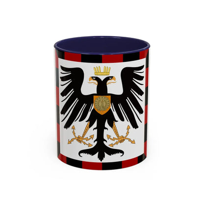Principality of Albania Crown Prince's standard House of Wied - Accent Coffee Mug 11oz Navy - Go Mug Yourself