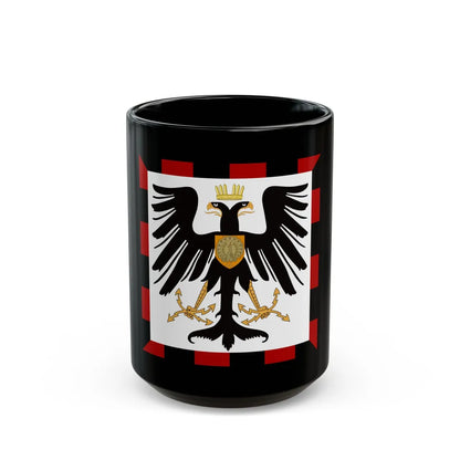 Principality of Albania Crown Prince's standard House of Wied - Black Coffee Mug 15oz - Go Mug Yourself