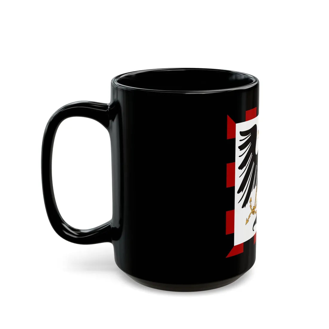 Principality of Albania Crown Prince's standard House of Wied - Black Coffee Mug - Go Mug Yourself