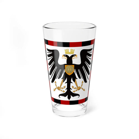 Principality of Albania Crown Prince's standard House of Wied - Pint Glass 16oz 16oz - Go Mug Yourself