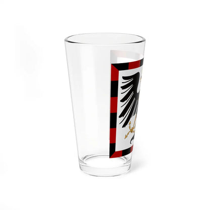 Principality of Albania Crown Prince's standard House of Wied - Pint Glass 16oz - Go Mug Yourself