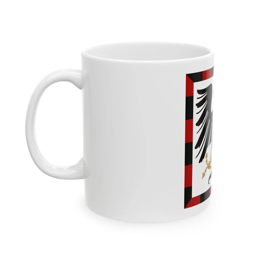 Principality of Albania Crown Prince's standard House of Wied - White Coffee Mug - Go Mug Yourself