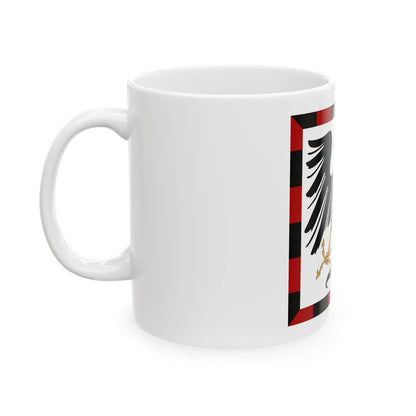 Principality of Albania Crown Prince's standard House of Wied - White Coffee Mug - Go Mug Yourself