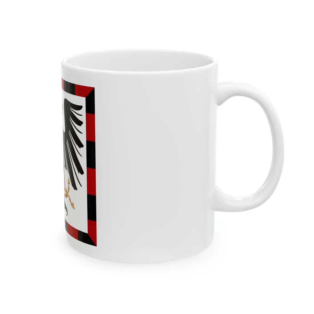 Principality of Albania Crown Prince's standard House of Wied - White Coffee Mug - Go Mug Yourself
