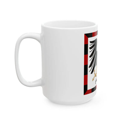 Principality of Albania Crown Prince's standard House of Wied - White Coffee Mug - Go Mug Yourself