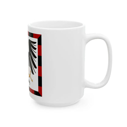 Principality of Albania Crown Prince's standard House of Wied - White Coffee Mug - Go Mug Yourself