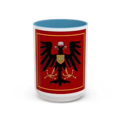 Principality of Albania Princess standard House of Wied - Accent Coffee Mug 15oz Light Blue - Go Mug Yourself