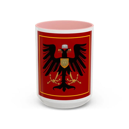 Principality of Albania Princess standard House of Wied - Accent Coffee Mug 15oz Pink - Go Mug Yourself