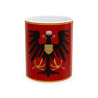 Principality of Albania - Princess standard House of Wied (Albania) White Coffee Mug 11oz - Go Mug Yourself