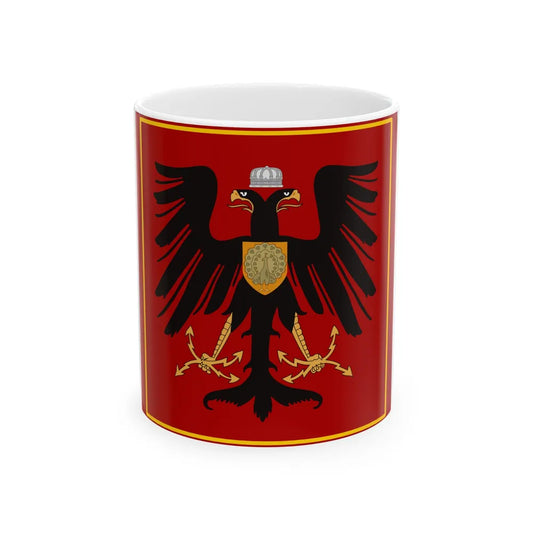 Principality of Albania - Princess standard House of Wied (Albania) White Coffee Mug 11oz - Go Mug Yourself