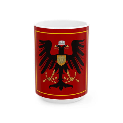 Principality of Albania - Princess standard House of Wied (Albania) White Coffee Mug 15oz - Go Mug Yourself