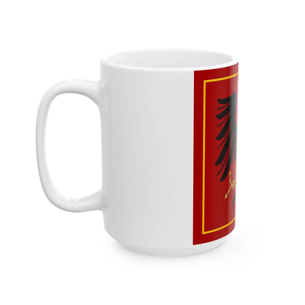 Principality of Albania - Princess standard House of Wied (Albania) White Coffee Mug - Go Mug Yourself