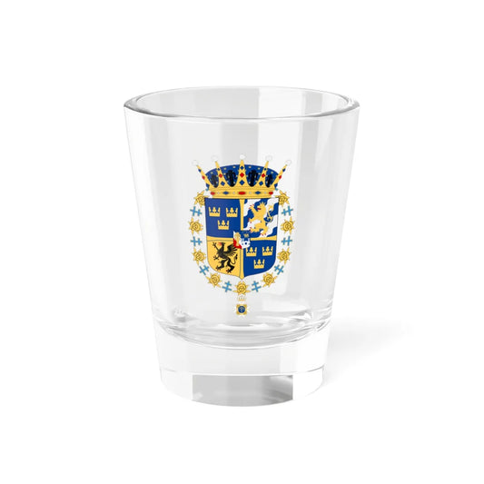 Prins Alexander vapen med Serafimerorden (Sweden) (Coat of Arms) Shot Glass 1.5oz 1.5oz - Go Mug Yourself