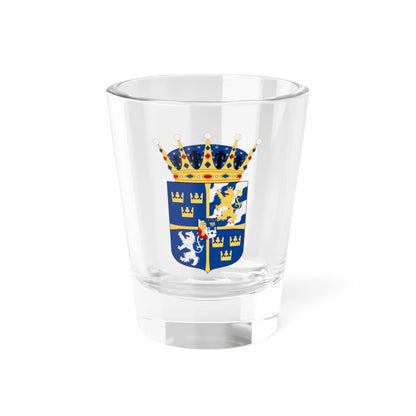 Prins Bertil vapen (Sweden) (Coat of Arms) Shot Glass 1.5oz 1.5oz - Go Mug Yourself