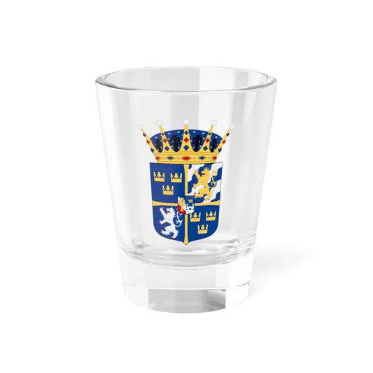 Prins Bertil vapen (Sweden) (Coat of Arms) Shot Glass 1.5oz 1.5oz - Go Mug Yourself