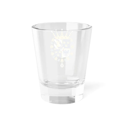 Prins Carl Philip vapen med Serafimerorden (Sweden) (Coat of Arms) Shot Glass 1.5oz - Go Mug Yourself