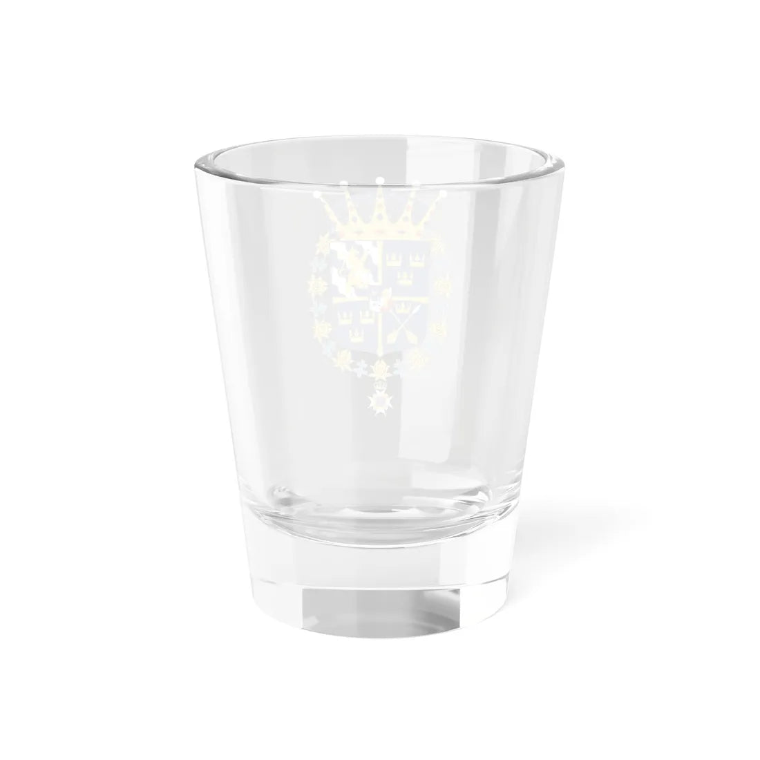 Prins Gabriel vapen med Serafimerorden (Sweden) (Coat of Arms) Shot Glass 1.5oz - Go Mug Yourself