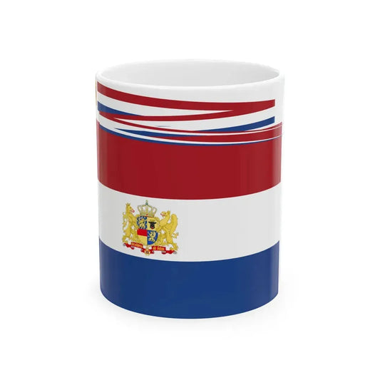 Prins Hendrik der Nederlanden vlag en wimpel 1902-1907 (Netherlands) White Coffee Mug 11oz - Go Mug Yourself