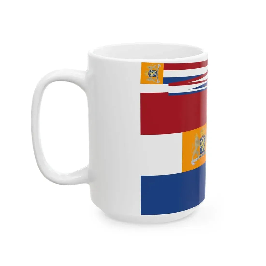 Prins Koninklijke Huis vlag en wimpel Nederland 1898-1908 (Netherlands) White Coffee Mug - Go Mug Yourself