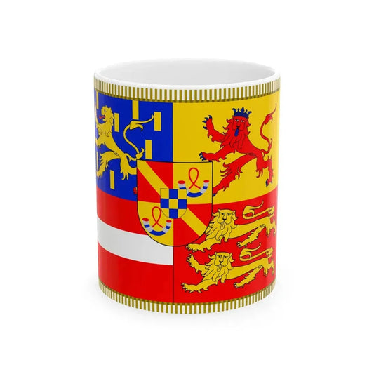 Prins Willem V standaard (Netherlands) White Coffee Mug 11oz - Go Mug Yourself