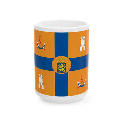 Prinsen der Nederlanden standaard (Netherlands) White Coffee Mug 15oz - Go Mug Yourself