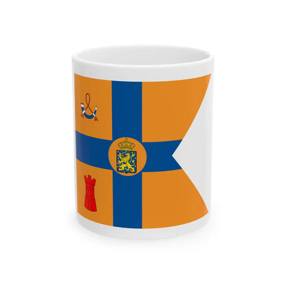 Prinses Amalia en zussen vlag (Netherlands) White Coffee Mug 11oz - Go Mug Yourself