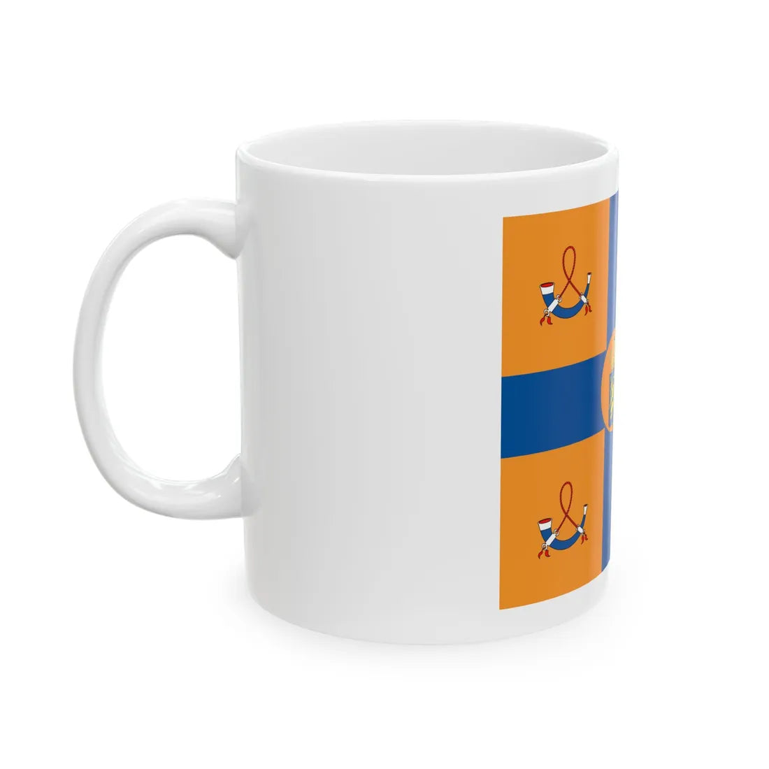 Prinses Emma der Nederlanden vlag (Netherlands) White Coffee Mug - Go Mug Yourself
