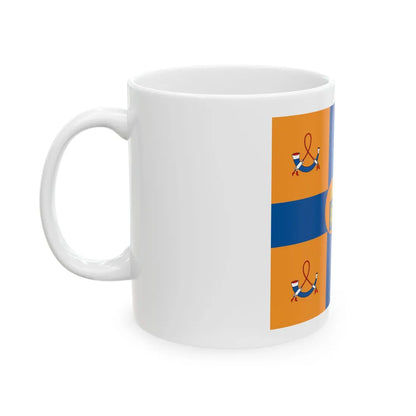 Prinses Emma der Nederlanden vlag (Netherlands) White Coffee Mug - Go Mug Yourself