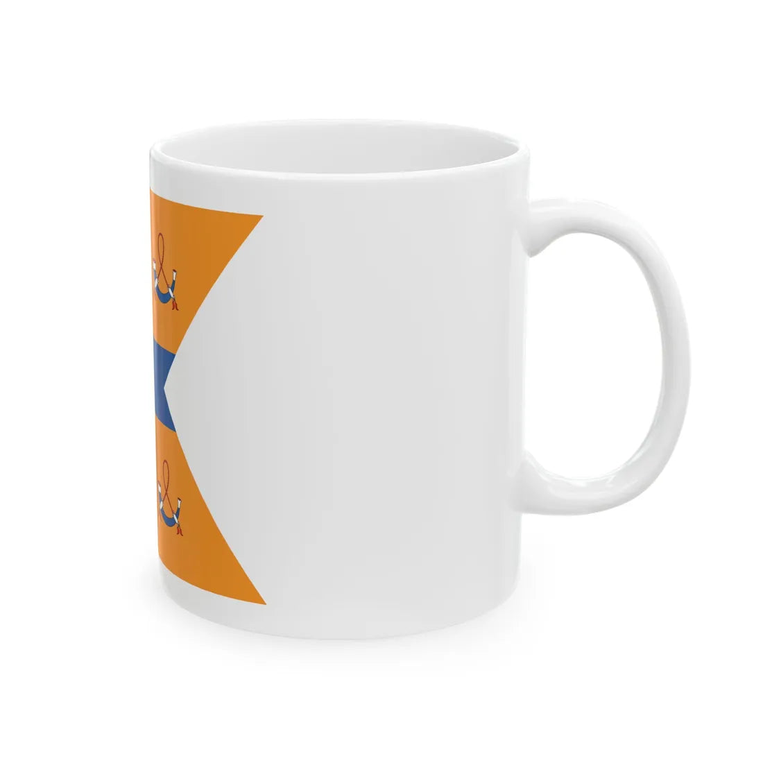 Prinses Emma der Nederlanden vlag (Netherlands) White Coffee Mug - Go Mug Yourself
