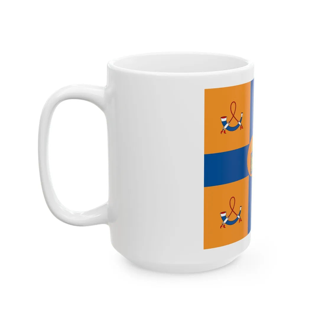 Prinses Emma der Nederlanden vlag (Netherlands) White Coffee Mug - Go Mug Yourself