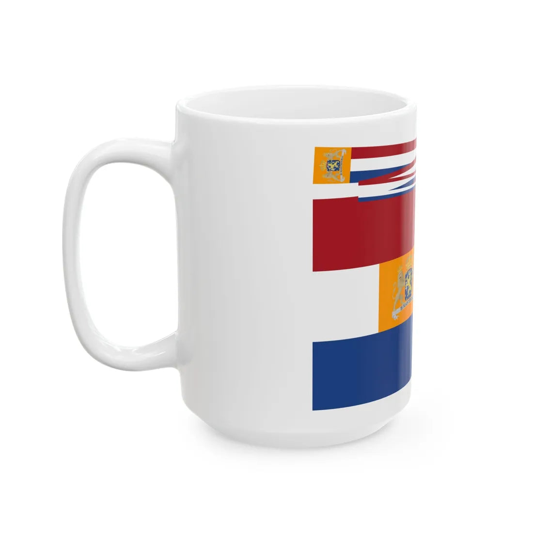 Prinses Koninklijke Huis vlag en wimpel Nederland 1898-1908 (Netherlands) White Coffee Mug - Go Mug Yourself